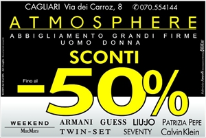 ORGANIZZAZIONE SALDI ABBIGLIAMENTO UOMO DONNA CAGLIARI