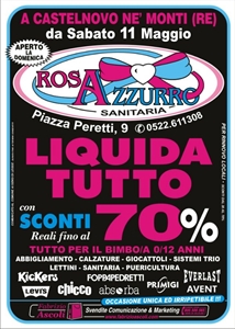 LIQUIDAZIONE RINNOVO LOCALI ROSAZZURRO