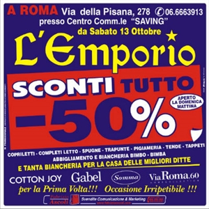 L EMPORIO VENDITA PROMOZIONALE A ROMA