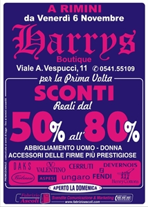 ALLESTIMENTO SVENDITA HARRYS BOUTIQUE