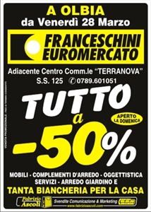 ORGANIZZAZIONE SVENDITA EUROMERCATO OLBIA