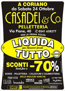 ORGANIZZAZIONE SVENDITA PELLETTERIA CASADEI CO