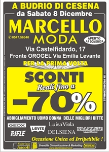 VENDITA PROMOZIONALE MARCELLO MODA FORLI CESENA