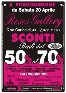 VENDITA PROMOZIONALE ROSES GALLERY