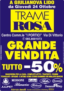 VENDITA PROMOZIONALE TRAME ROSA